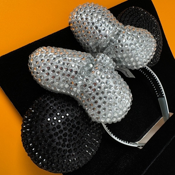 Disney 60th Minnie Mouse Ears Swarovski Headband Arribas Tiara Crystal - LE - Picture 6 of 16